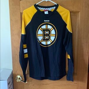 Reebok Black and Gold Bruins shirt
